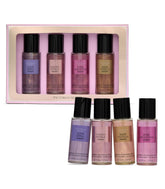Victoria's Secret Fragrance Mist collection box with shimmer minis, ideal for travel.