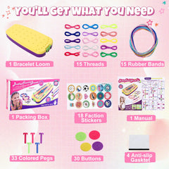 VIDIBESTY elastic bands ensure comfortable wear and reliable braiding during playdates.