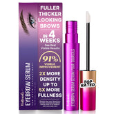 VieBeauti Eyebrow Growth Serum bottle close-up showing premium formula for fuller brows.