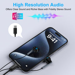 VIFIGEN USB-C wired earbuds with durable aluminum connectors for reliable daily use.