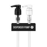VIGOR PATH universal pump top view enabling mess-free dispensing from a 1 L bottle