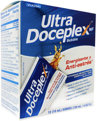 Vijosa Ultra Doceplex Energy Pouches liquid bottle close-up showing convenient energy support