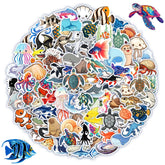 ViKiVi ocean stickers water bottle set adds vibrant decoration to bottles