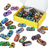 Vileafy 30 mini race cars packaging view for classroom prizes
