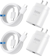 Vilive 30W USB-C charger front view for fast, portable charging