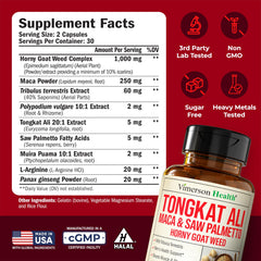 Tongkat Ali ingredient focus for performance support