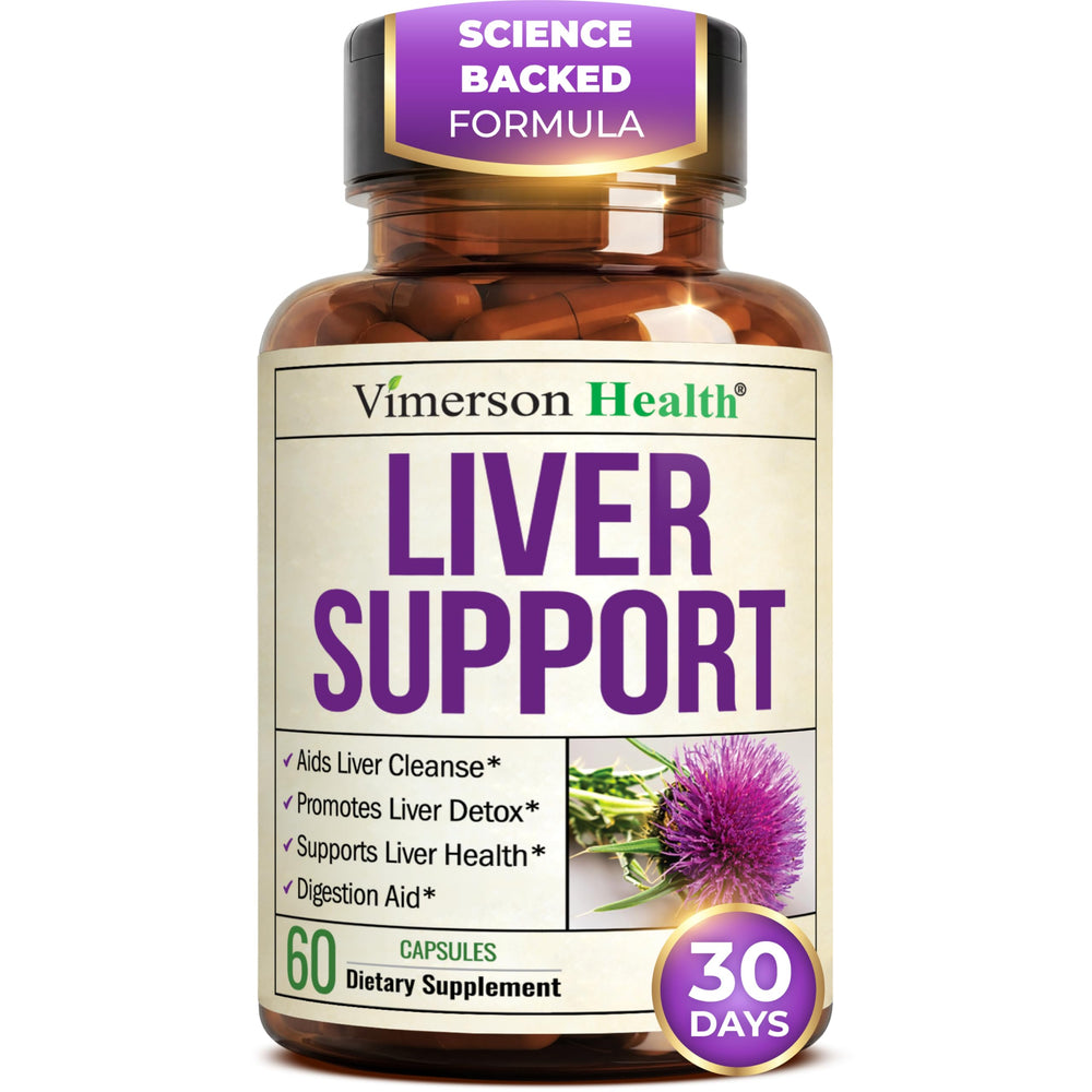 Vimerson Health Liver Cleanse bottle for daily liver support.