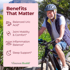 Vimerson Health Tart Cherry Capsules being poured emphasizes simple daily use.