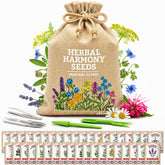 Vimtoba Medicinal Herbs Pack cover with 39 heirloom seeds for home apothecary and teas