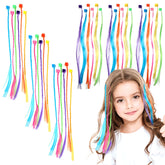 Vin Beauty 36-pack colored hair extensions in pink blue purple for vibrant everyday looks