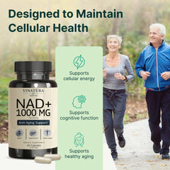 VINATURA NAD 1000mg label detail with product information