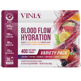 VINIA resveratrol electrolyte hydration powder pack ready to mix for balanced hydration during workouts