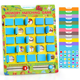Vinlon memory board with alphabet theme promotes early recognition through play