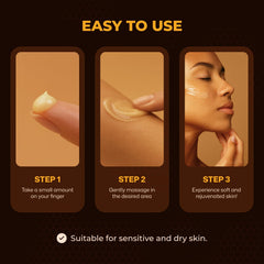 VIORY balm being applied to face shows versatile moisture use