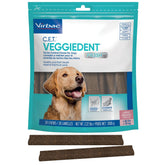 Virbac CET Veggiedent FR3SH for dogs over 66 pounds front view showing tartar control.