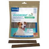 Virbac VeggieDent Zen small dog chew front view cleans teeth