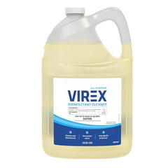 VIREX bottle pour cap close-up showing easy dispensing for quick surface disinfection.