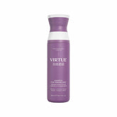 Virtue Flourish Shampoo bottle highlights vegan, color-safe formula for thinning hair.