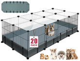 Viscoo 20-panel playpen offers a sturdy indoor/outdoor enclosure.