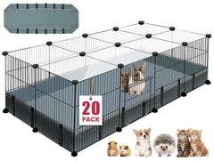 Viscoo 20-panel playpen offers a sturdy indoor/outdoor enclosure.