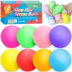 VISCOO 8-pack stress balls gift box for portable relief