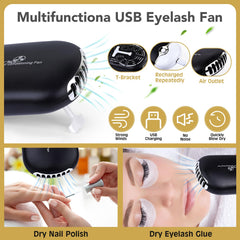VISCOO lash fan for quick drying and efficient workflow during practice