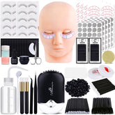 VISCOO eyelash extension mannequin head for realistic practice and technique refinement