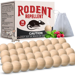 VistaZync rodent repellent balls pack deters mice safely in homes