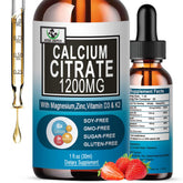 Vita letuo liquid calcium drops bottle highlighting high absorption for bones and teeth