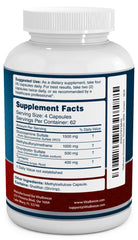 VitaBreeze glucosamine capsules closeup with smooth coating for easy swallowing.