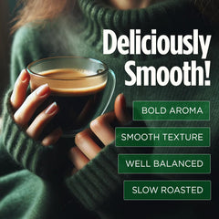 VitaCup Organic and Fair Trade certification highlights ethical sourcing and purity.