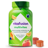 Vitafusion Adult Gummy Multivitamins bottle for daily energy support.