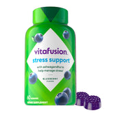 Vitafusion Ashwagandha gummies bottle for easy daily adaptogen support.