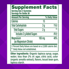 Vitafusion Magnesium Gummies texture close-up highlights chewable form