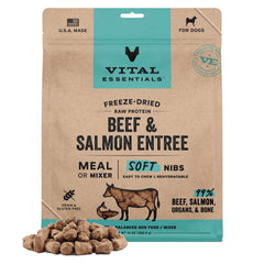Vital Essentials freeze-dried soft nibs bite texture for high-protein meals