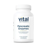 Vital Nutrients Pancreatic Enzymes full-strength bottle supports digestion