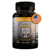 Vital Nutritive nitric oxide supplement bottle for healthy circulation