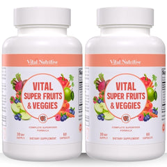 Vital Nutritive VSF bottle on counter supports daily energy.