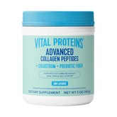Vital Proteins Advanced Collagen bottle front view highlighting VERISOL peptides for skin support.