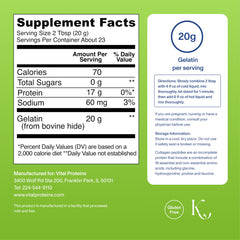 Vital Proteins Beef Gelatin Powder dissolving in hot liquid for smooth texture.