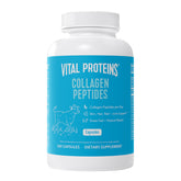 Vital Proteins collagen capsules bottle pouring for easy daily use in beauty routine