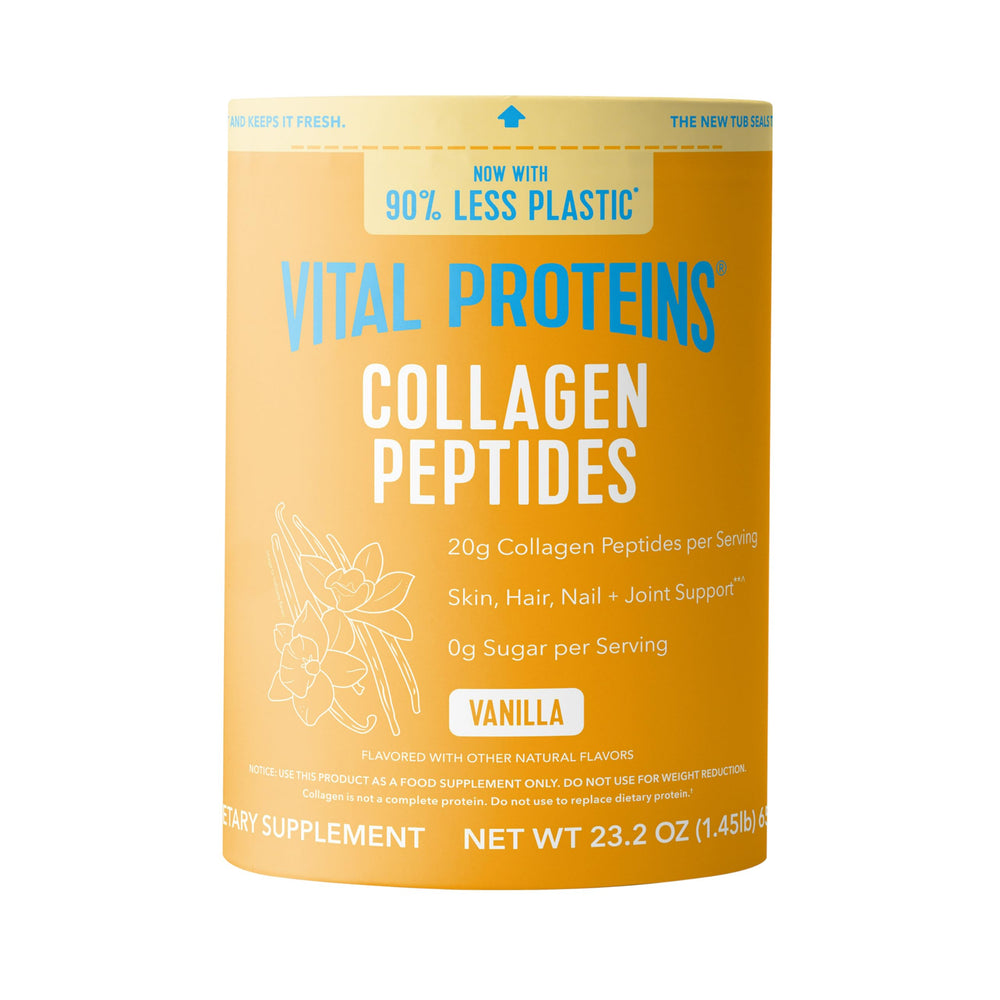 Vital Proteins Collagen Peptides tub for daily use supporting hair, nails, and skin.