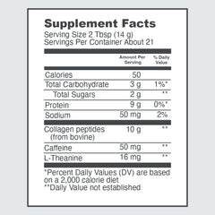 Vital Proteins Matcha Collagen powder stirred into water, quick energy with calm focus.