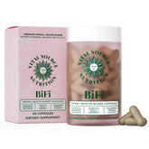 Vital Source BiFi bottle front displays the premium beef organ blend for women's vitality.