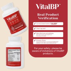 VitalBP capsules closeup highlighting easy daily use.