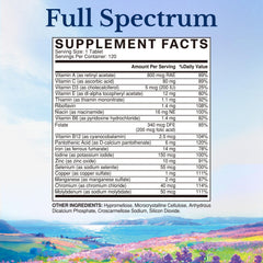 Vitalitown one-per-day tablet packaging highlights convenient daily intake for busy lifestyles.