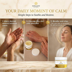 Vitality Three Kings Balm frankincense highlights skin nourishment and calm