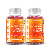 Vitamatic magnesium gummies raspberry taste for easy daily relaxation