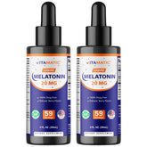 Vitamatic melatonin 20mg liquid drops bottle for high potency