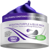 VITAMINS keratin purple hair mask neutralizes brassiness for cool blonde tones